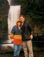 Us hiking at Bridal Veil