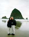 Mom and Dad at Cannon Beach