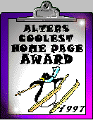 Alters Coolest Home Page Award