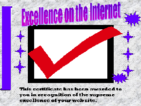 Excellence on the Internet Award