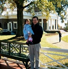 Poppy and Emily and Monticello