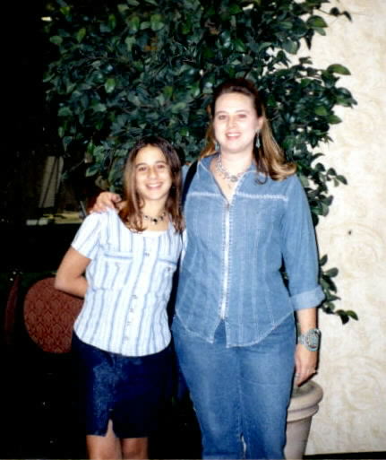 Whitney and Morgaine at the Girl Scout Delegate Meeting