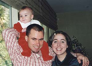 Sitting on my Daddy's shoulders