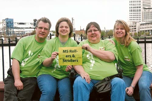 MS Rollers & Strollers at the 2008 MS Walk