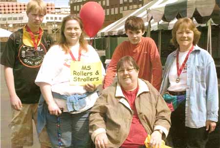 MS Rollers & Strollers at the 2006 MS Walk