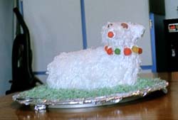 Easter Lamb Cake