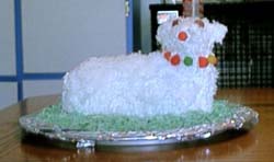 Easter Lamb Cake