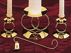 Example of the Unity Candle Holders