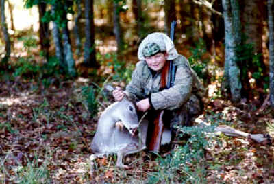 Mikes1stDeer.jpg (119851 bytes)