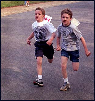 Close finish to the race