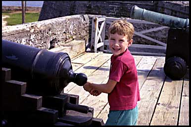 Another cannon at the fort