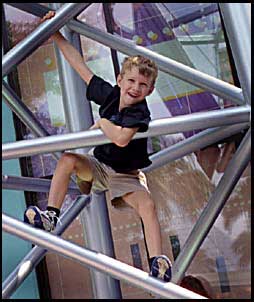 Climbing the bars