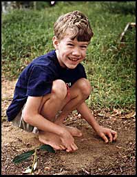 Playing in the dirt