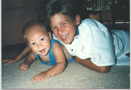 Drew and Sam 1990