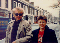 Me and Roger, Pembridge Road, 1985.