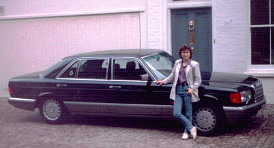 Me and Freddie's car! Logan Place, 1987