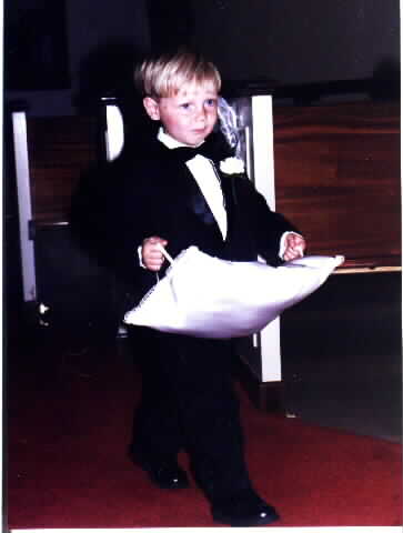 Will the Ringbearer at Bruce and Shannon's Wedding