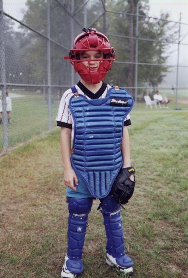 Nick in catching gear