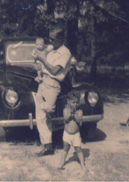 Cecil with sons Steve and Cecil Roy