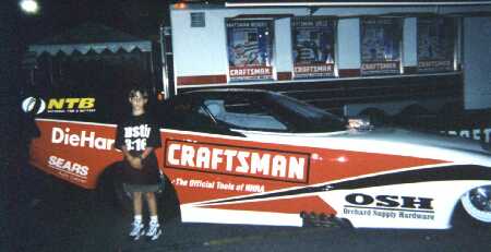 Tom at the Drag Races