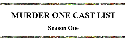 [M1 Cast List - Season One]