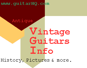 Antique old vintage guitars collecting info. Private vintage guitar collector. 
     Pictures, history for vintage fender gibson martin epiphone national dobro gretsch 
     rickenbacker danelectro kay dangelico stromberg guitars amps lapsteels ukuleles.