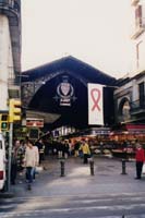 market entrance