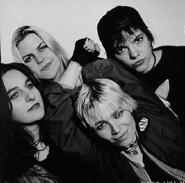 Early group promo photo of 7 Year Bitch