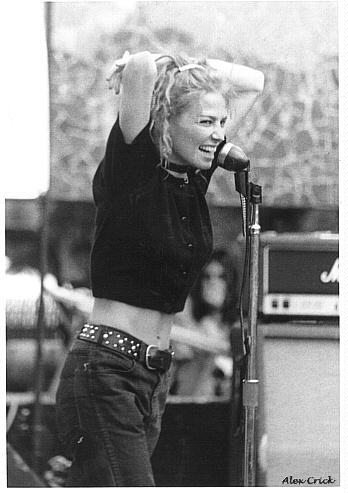 Selene at the 1995 Pain In The Grass show