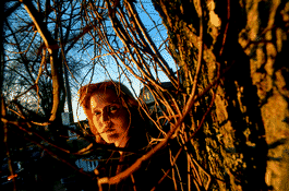 Gillian in the woods