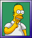 Nice portrait, Homer...