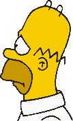 Homer facing left