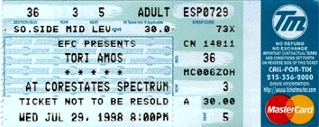 July 29, 1998, CoreStates Spectrum, Philadelphia, PA