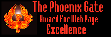 The Phoenix Gate Award For Web Page Excellence