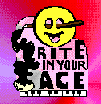 write in your face!