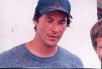 a closeup of Keanu