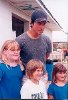 Keanu with girl fans