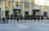 The changing of the guard at the Royal Palace