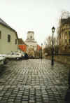 A cobbled street in Gyr