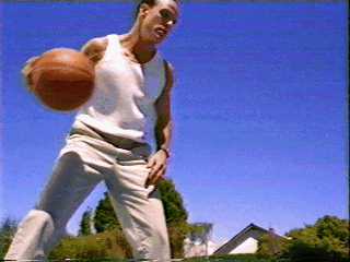 Jim playing basketball (Three Point Shot)