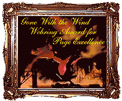 Gone With the Wind Webring Award