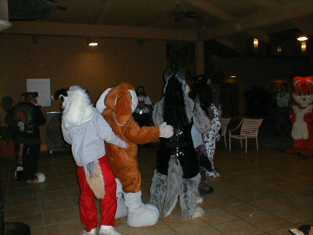 Night time pool side dance photo #6.