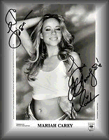 Mariah's autograph