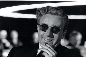 Peter Sellers in "Dr.Strangelove" as Dr. Strangelove