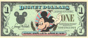 $1 Disney Dollar