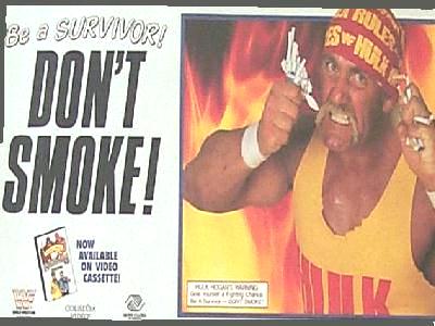 HULKAMANIACS DO NOT SMOKE BROTHER!