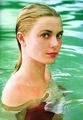 Grace Kelly in a pool