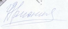 Alexei's autograph