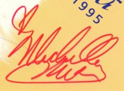 Michelle's autograph