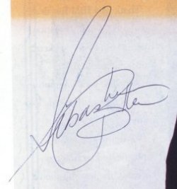 Sebastien's autograph